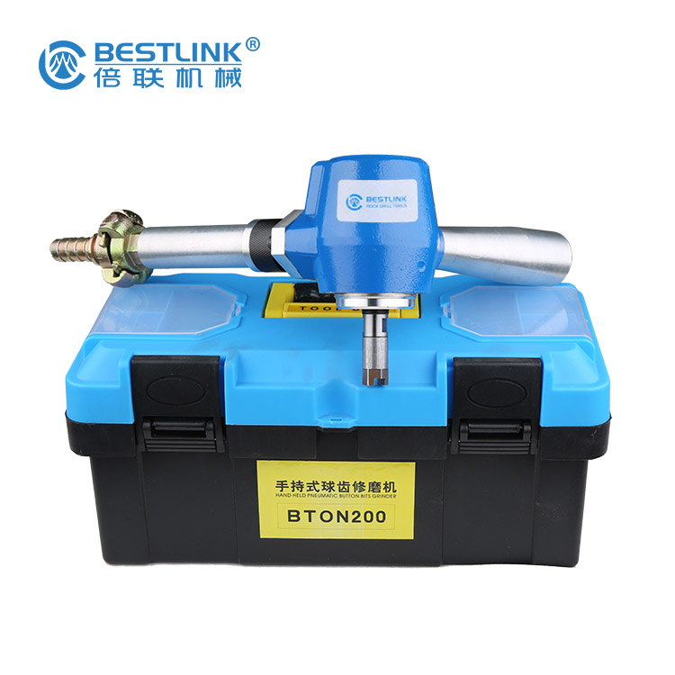 Amoladora manual del pedazo de botón del precio de fábrica de Bestlink, presión de aire de las herramientas de perforación de roca accionada