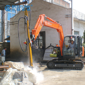 Taladro de roca montado en excavadora Bestlink