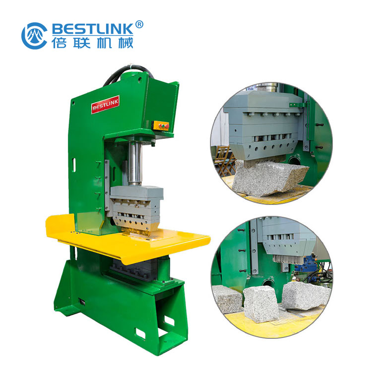 Divisor de guillotina de piedra de hoja de cincel múltiple hidráulico de fábrica Bestlink para dividir piedra natural con transportadores