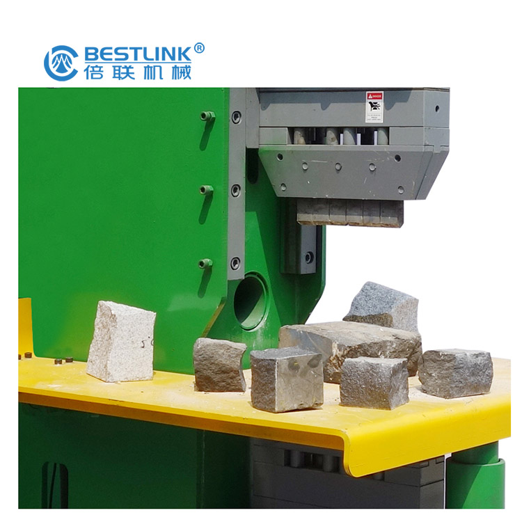 Fábrica de Bestlink Certificado CE 40 toneladas Máquina de división hidráulica de piedra de pavimentadora natural