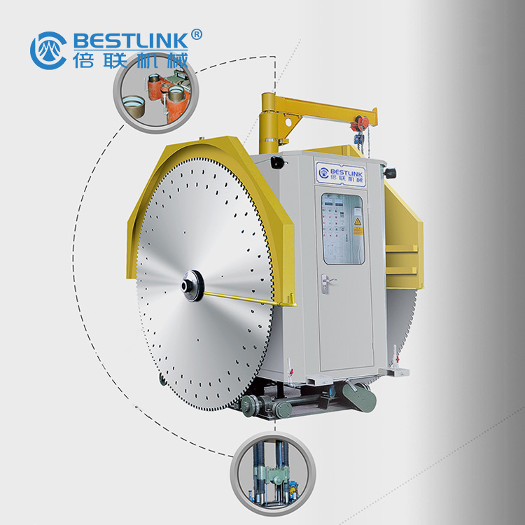 Máquina cortadora de cantera para bloques de granito y mármol